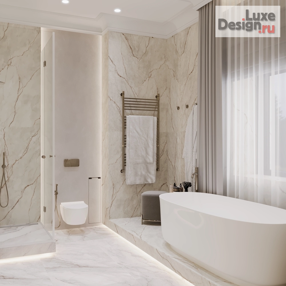 Дизайн интерьера коттеджа "ПЕСТОВО" (фото 65)