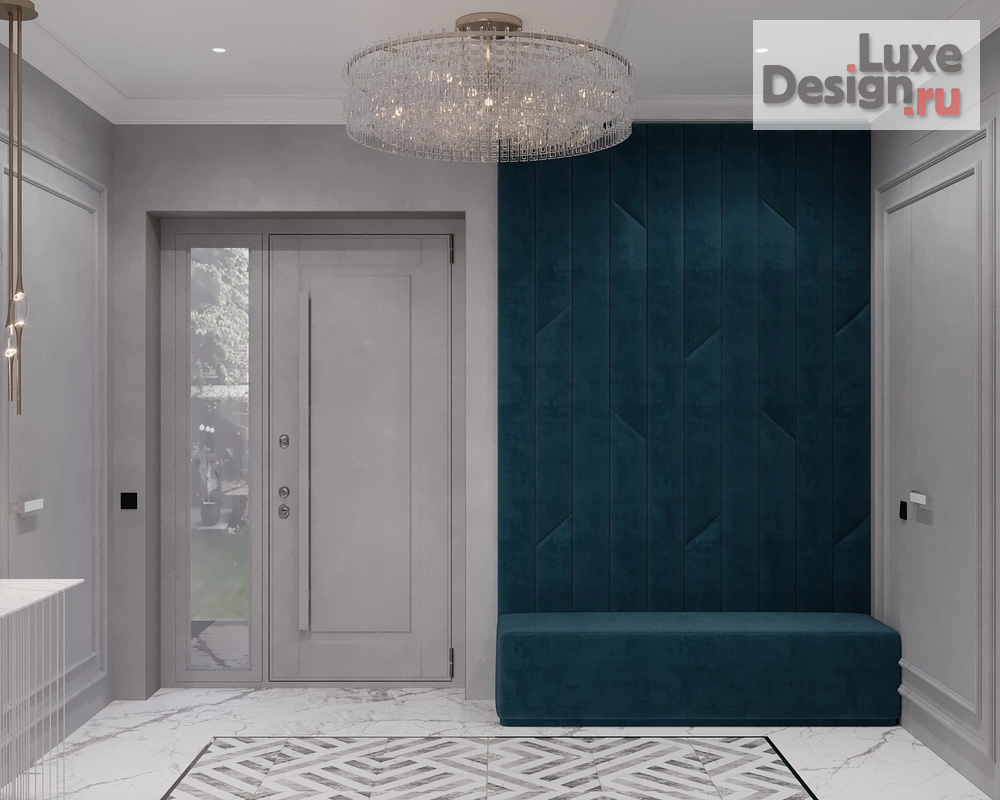 Дизайн интерьера коттеджа "ПЕСТОВО" (фото 3)