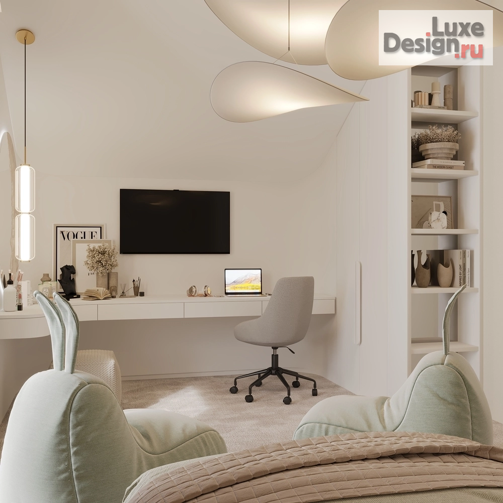 Дизайн интерьера коттеджа "ПЕСТОВО" (фото 38)