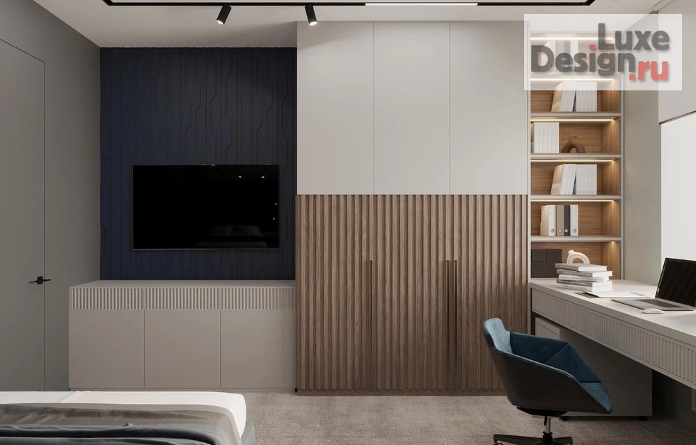 Дизайн интерьера коттеджа "ПЕСТОВО" (фото 44)