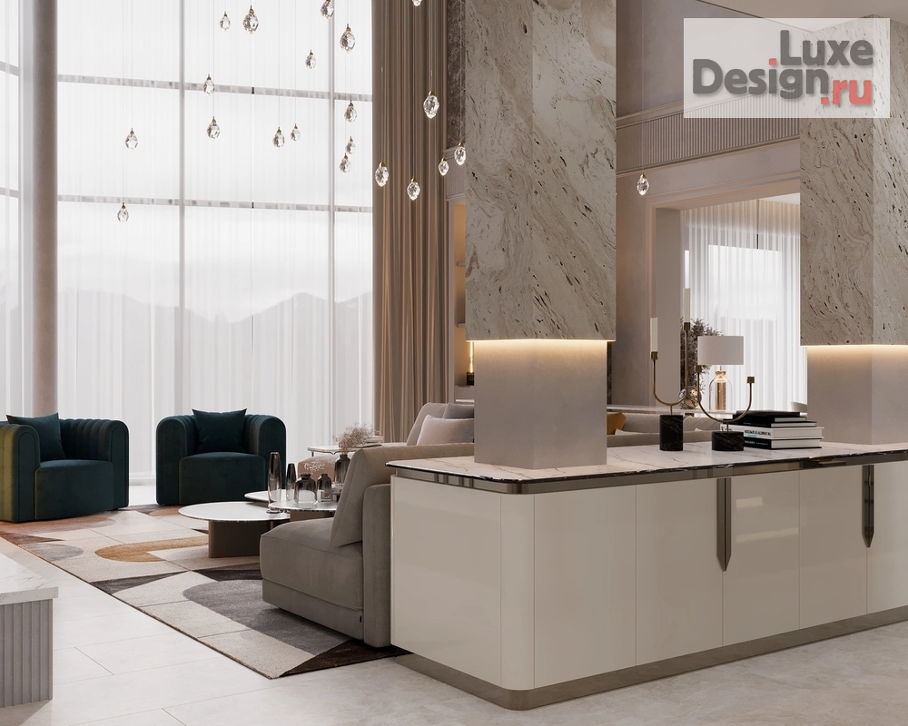 Дизайн интерьера коттеджа "ПЕСТОВО" (фото 5)