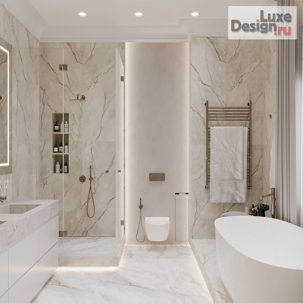 Дизайн интерьера коттеджа "ПЕСТОВО" (фото 68)