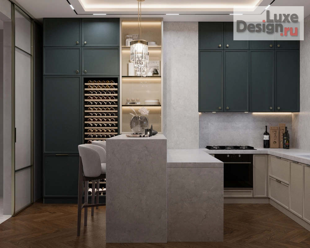 Дизайн интерьера коттеджа "ПЕСТОВО" (фото 20)