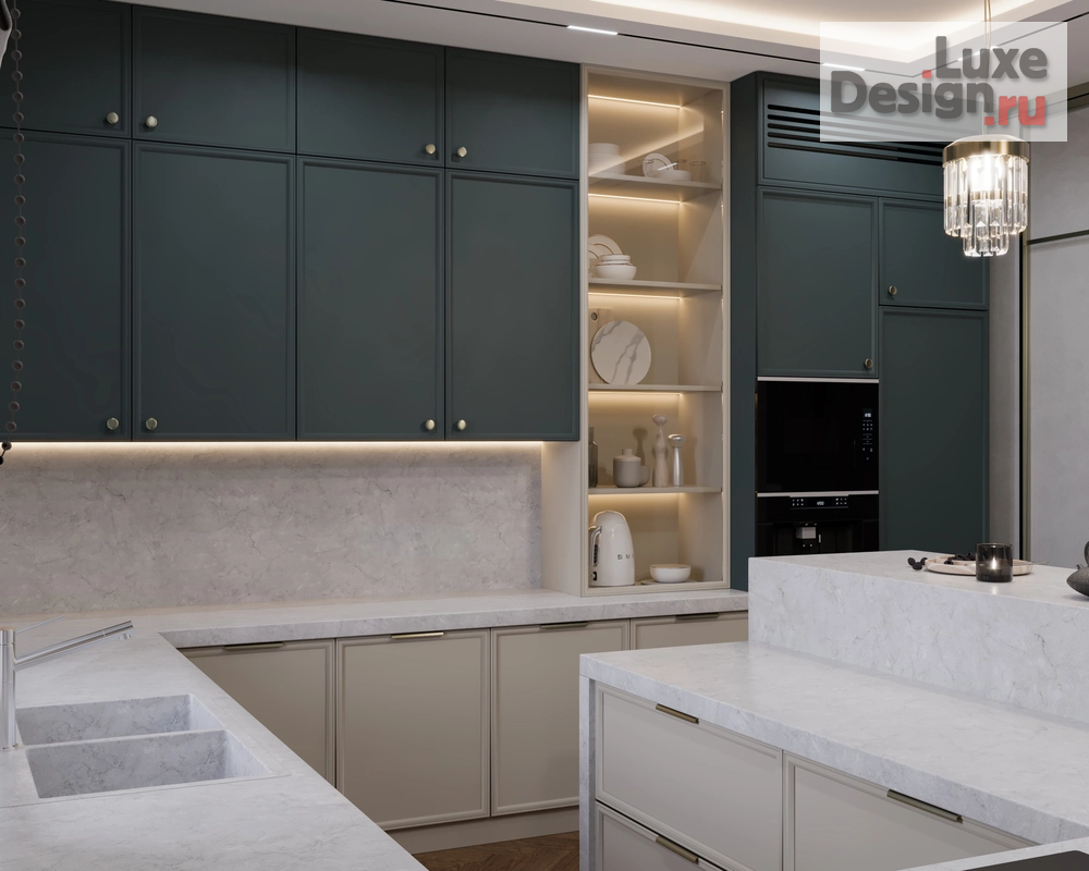 Дизайн интерьера коттеджа "ПЕСТОВО" (фото 21)