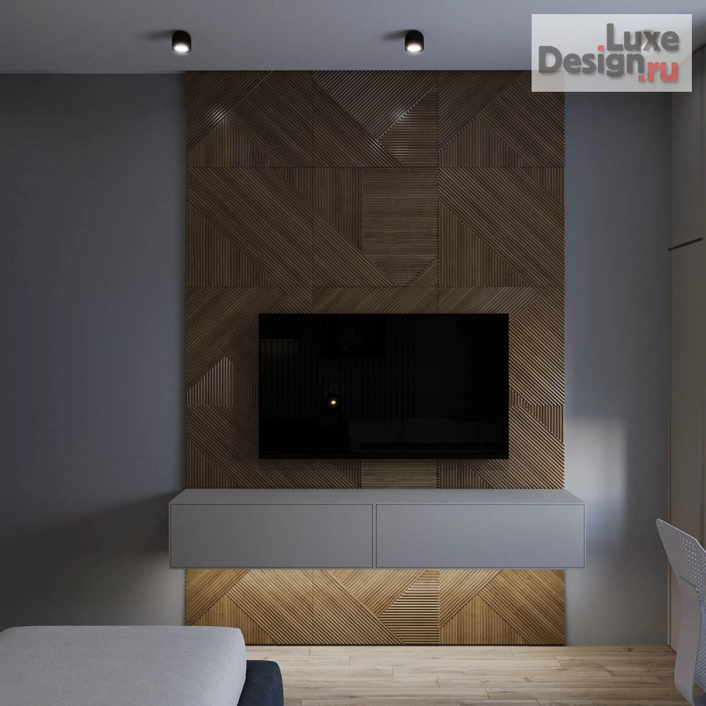 Дизайн интерьера двухкомнатной квартиры "Квартира в темных тонах" (фото 12)