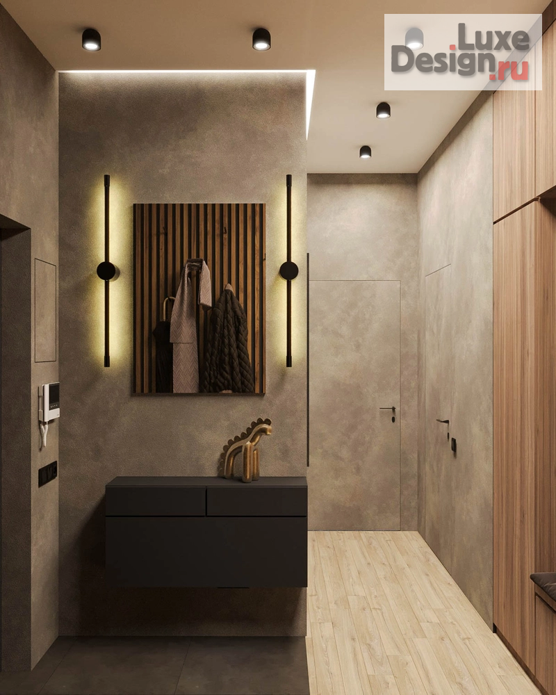 Дизайн интерьера двухкомнатной квартиры "Квартира в темных тонах" (фото 16)