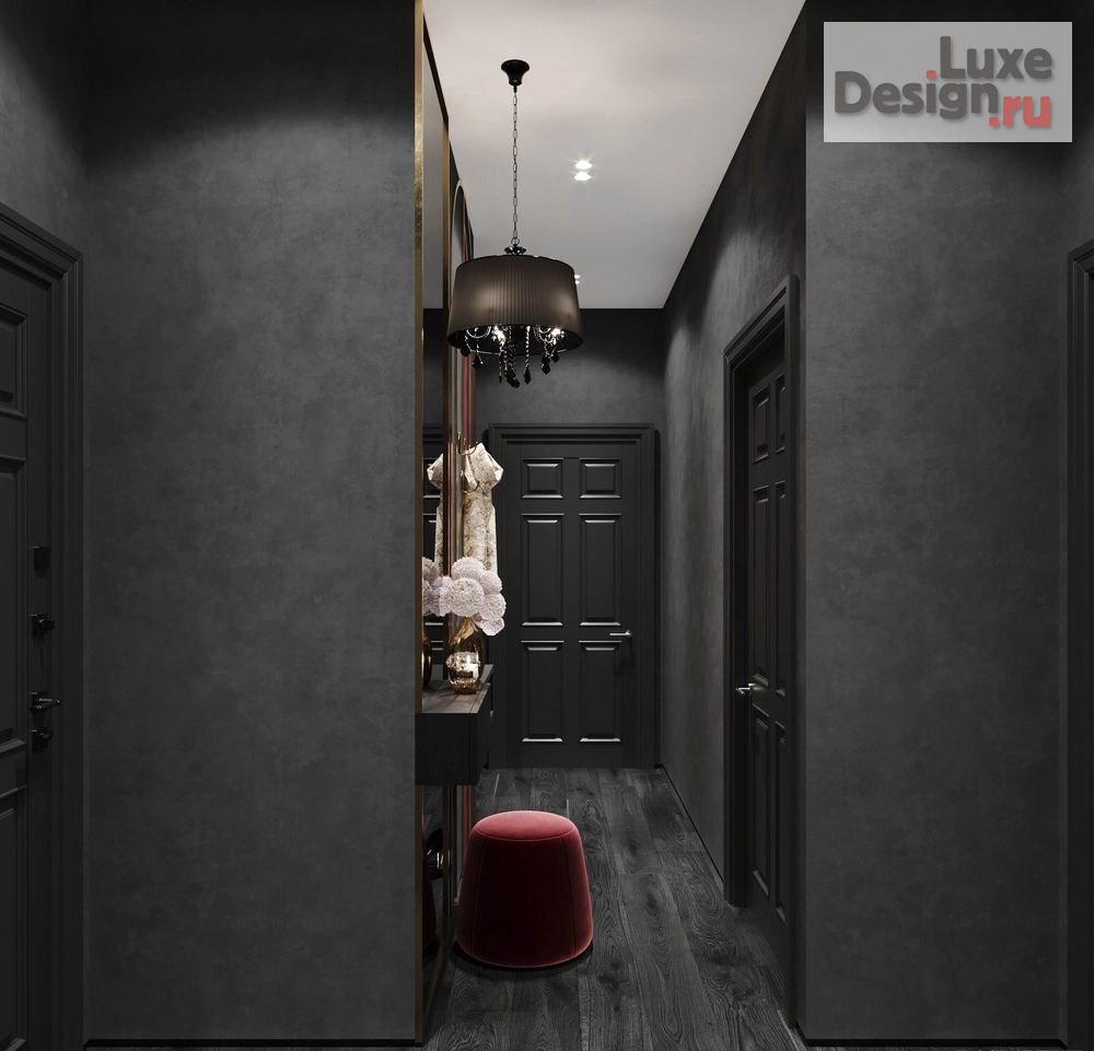 Дизайн интерьера трехкомнатной квартиры "Яркая квартира в ЖК Авиатор" (фото 2)