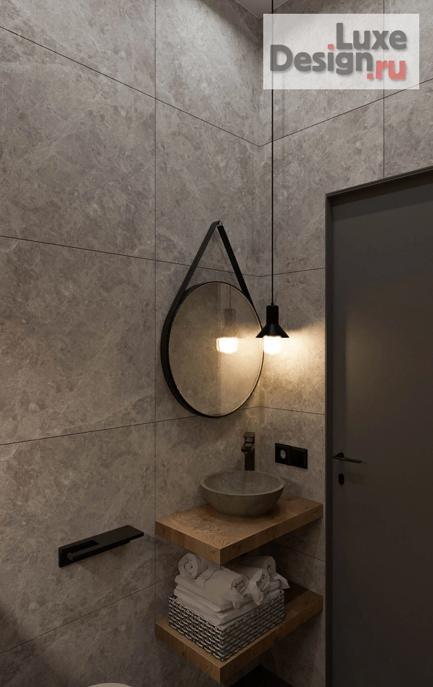 Дизайн интерьера двухкомнатной квартиры "Квартира в темных тонах" (фото 19)