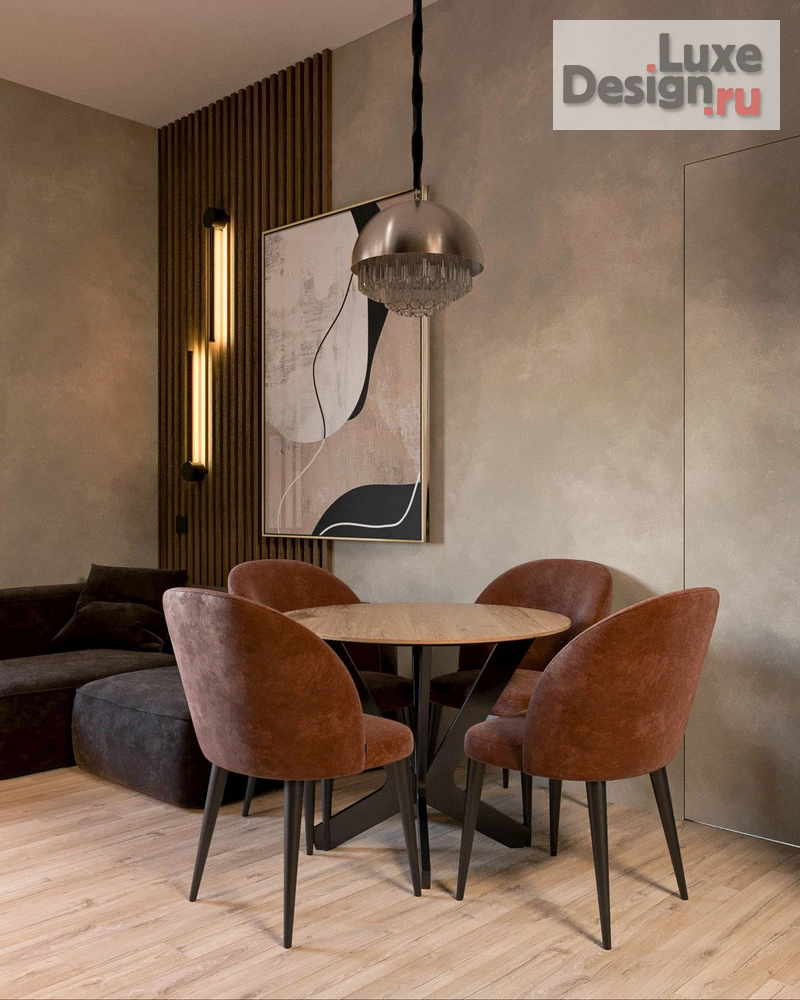 Дизайн интерьера двухкомнатной квартиры "Квартира в темных тонах" (фото 20)