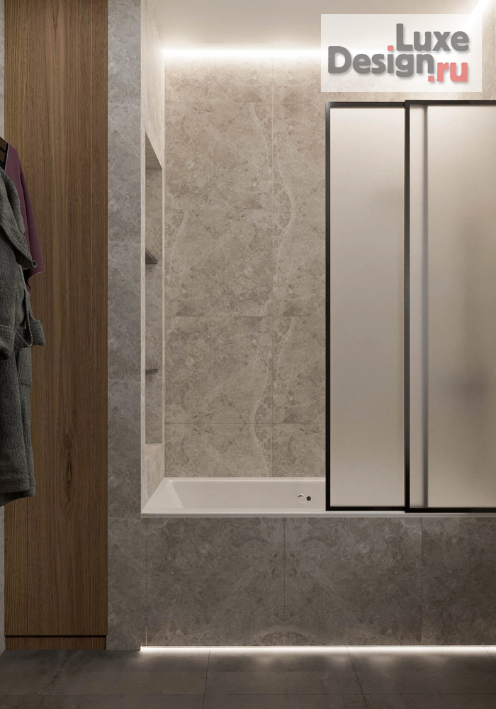 Дизайн интерьера двухкомнатной квартиры "Квартира в темных тонах" (фото 23)