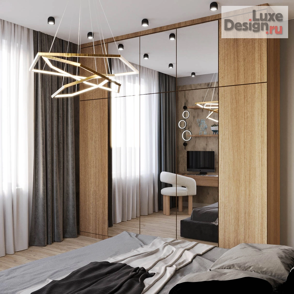 Дизайн интерьера двухкомнатной квартиры "Квартира в темных тонах" (фото 4)