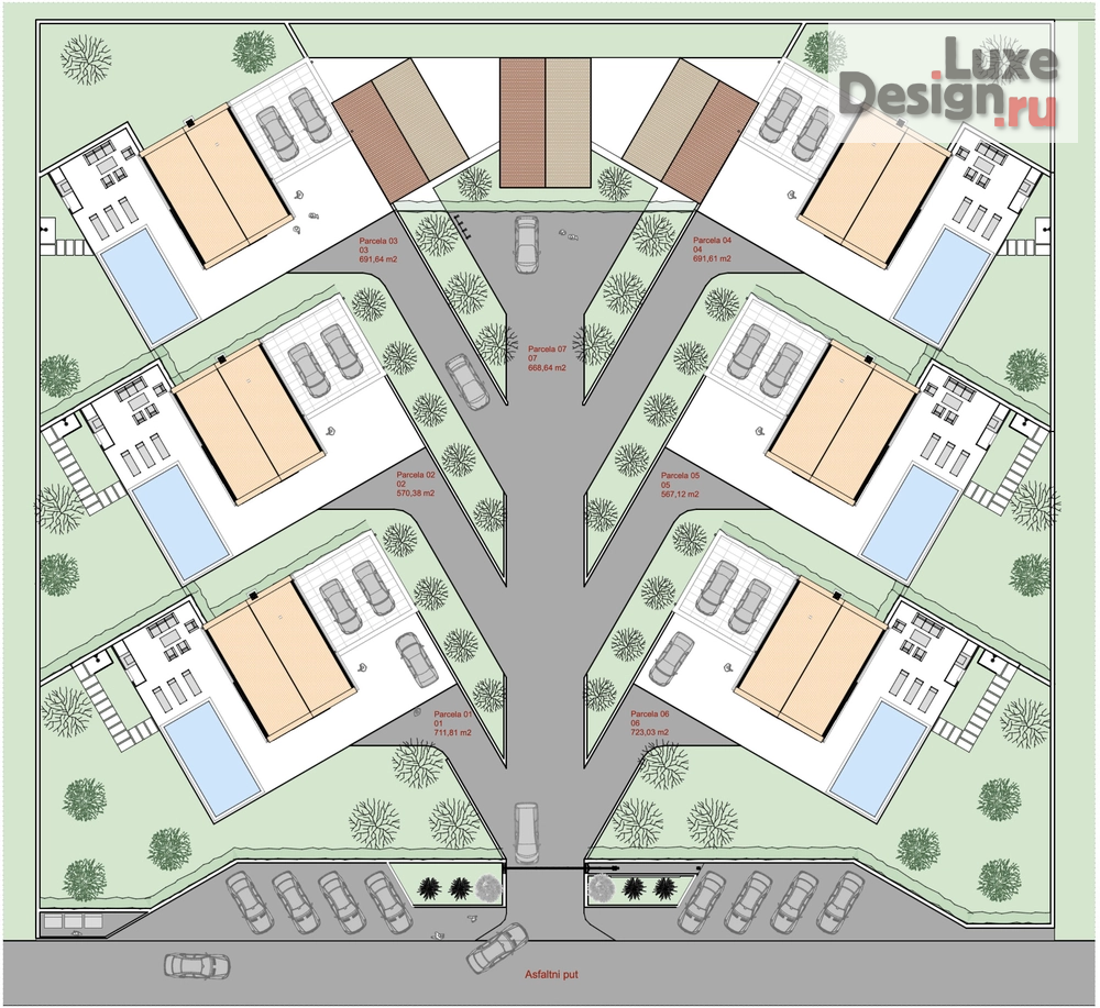 Частная архитектура "IT-naselje "Bjelo Drvo"" (фото 16)