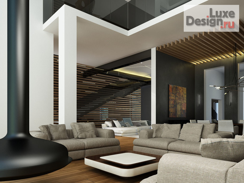 Дизайн интерьера коттеджа "ЧАСТНАЯ РЕЗИДЕНЦИЯ-PARVILLE" (фото 1)