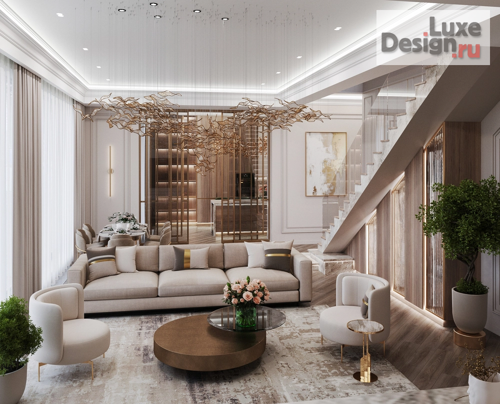 Дизайн интерьера частного дома "ЖК НовогорскКлаб" (фото 1)