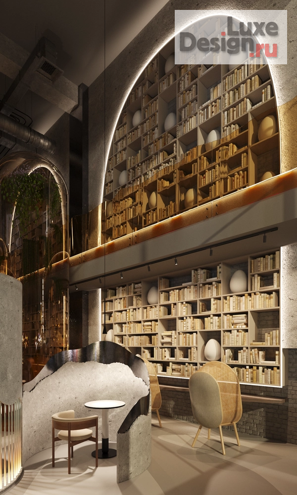 Дизайн интерьера ресторана "Дизайн ресторана в центре Москвы" (фото 2)