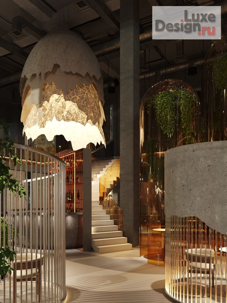 Дизайн интерьера ресторана "Дизайн ресторана в центре Москвы" (фото 4)