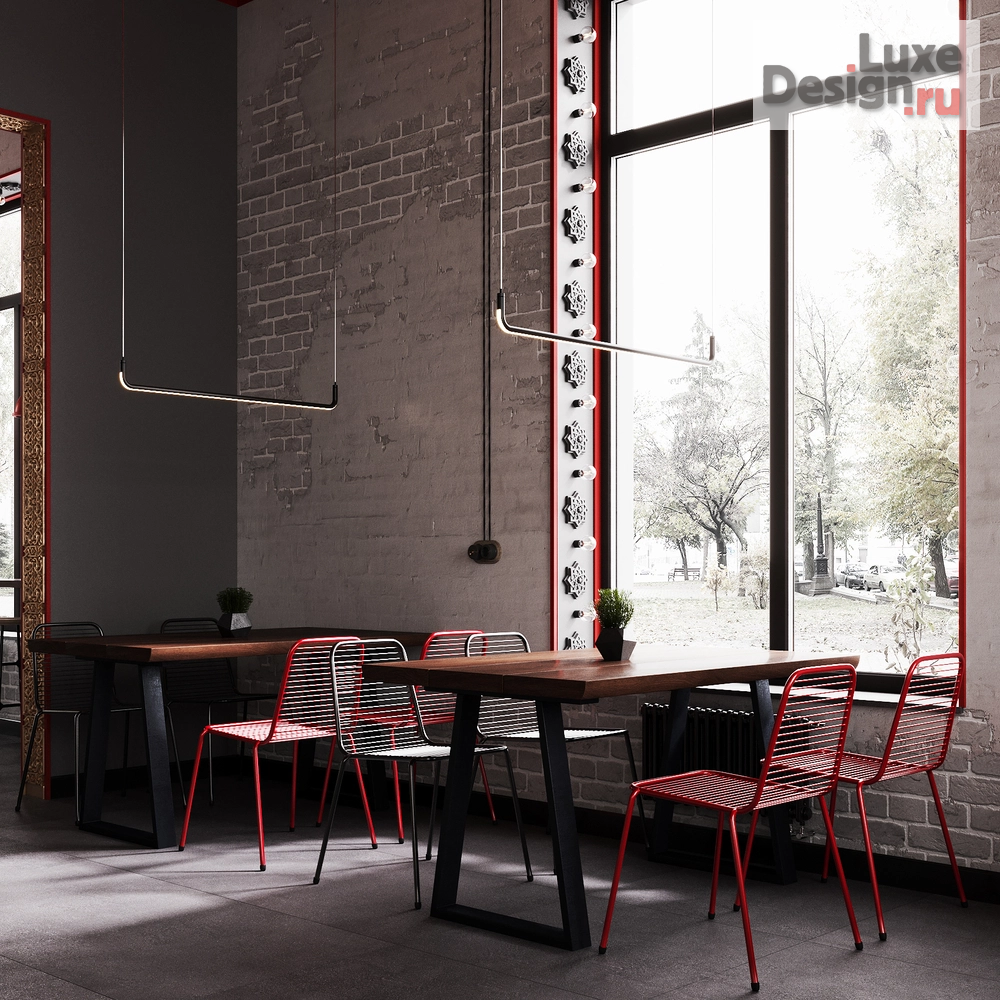 Дизайн интерьера ресторана "Дизайн сетевого кафе с восточным ассортиментом блюд" (фото 5)