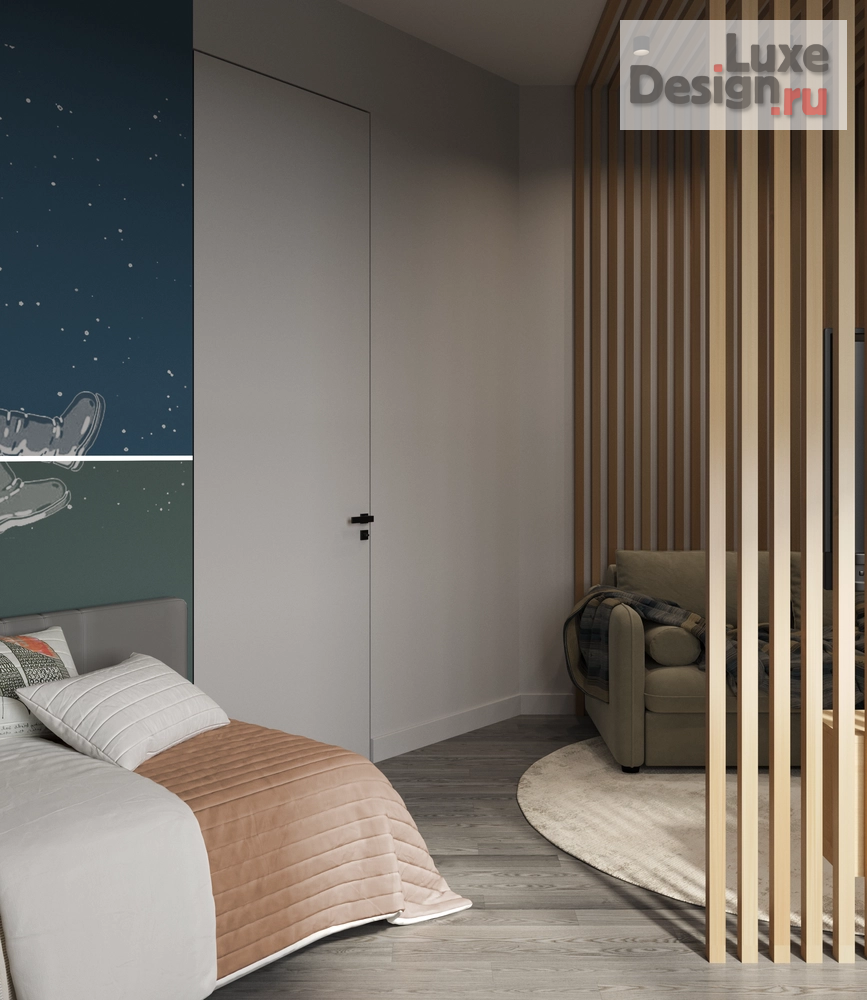 Дизайн интерьера двухкомнатной квартиры "Квартира в ЖК Крылья, современный стиль" (фото 15)