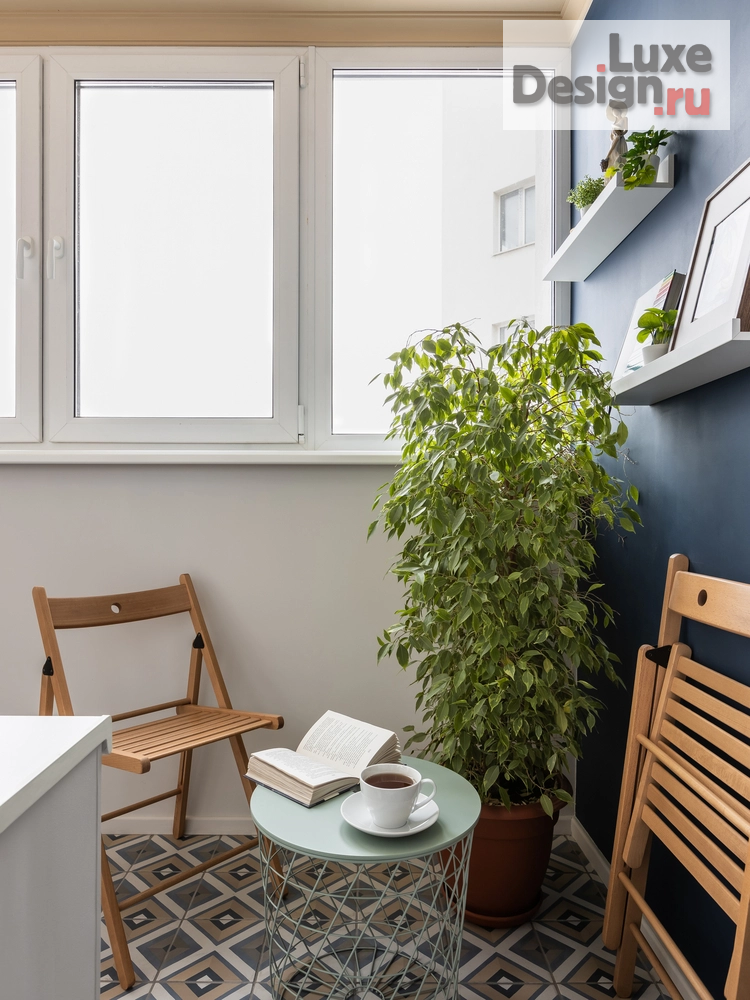 Дизайн интерьера лоджии "Небо рядом" (фото 3)