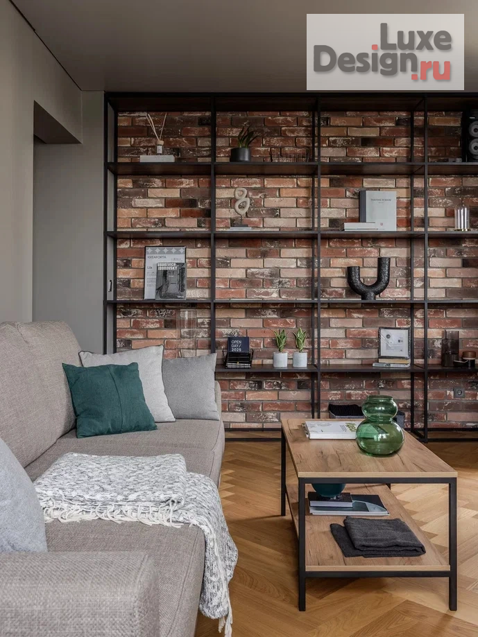 Дизайн интерьера двухкомнатной квартиры "Стильная геометрия" (фото 4)