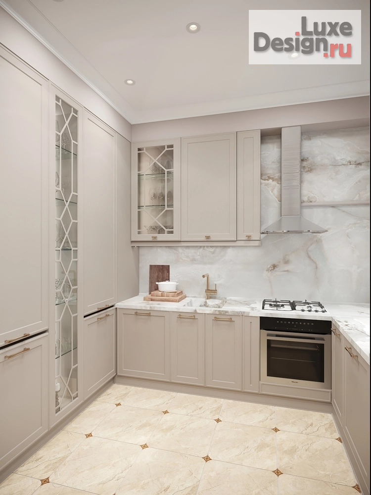 Дизайн интерьера трехкомнатной квартиры "Квартира на Новинском бульваре" (фото 15)