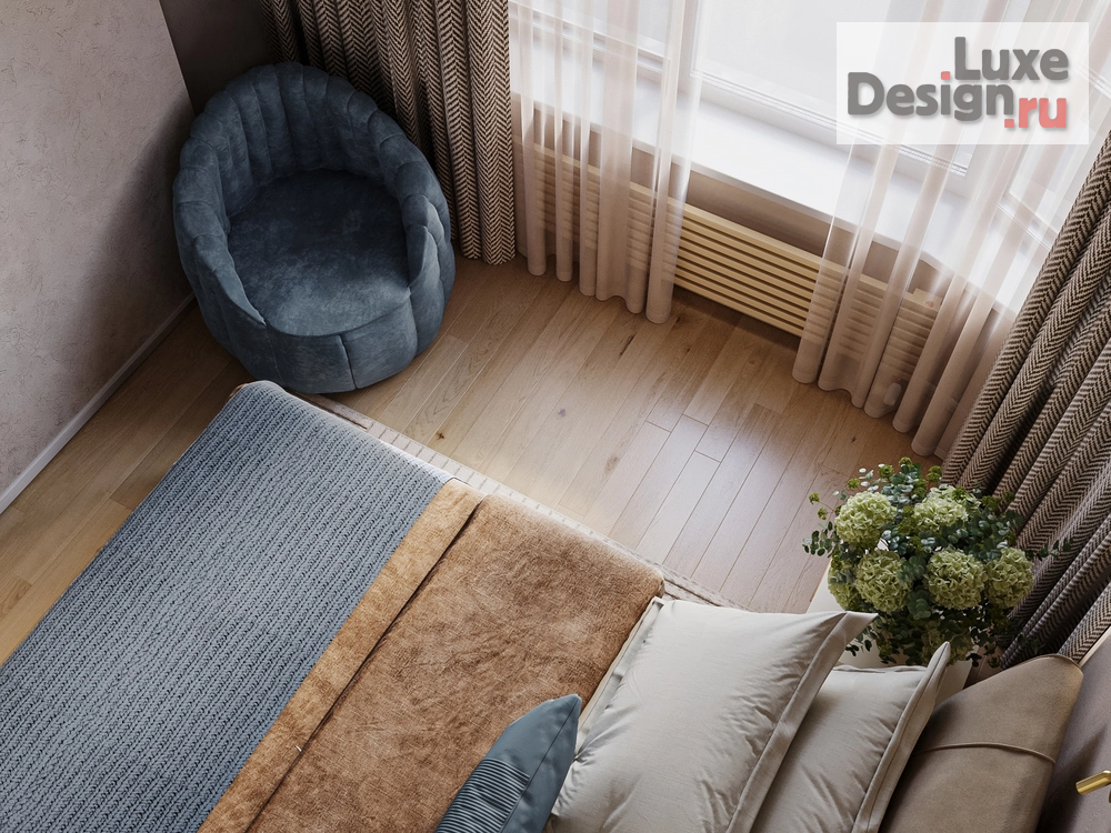 Дизайн интерьера двухкомнатной квартиры "Квартира в ЖК Символ" (фото 12)