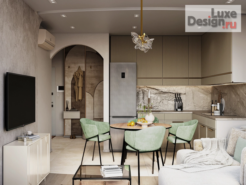 Дизайн интерьера двухкомнатной квартиры "Квартира в ЖК Символ" (фото 19)