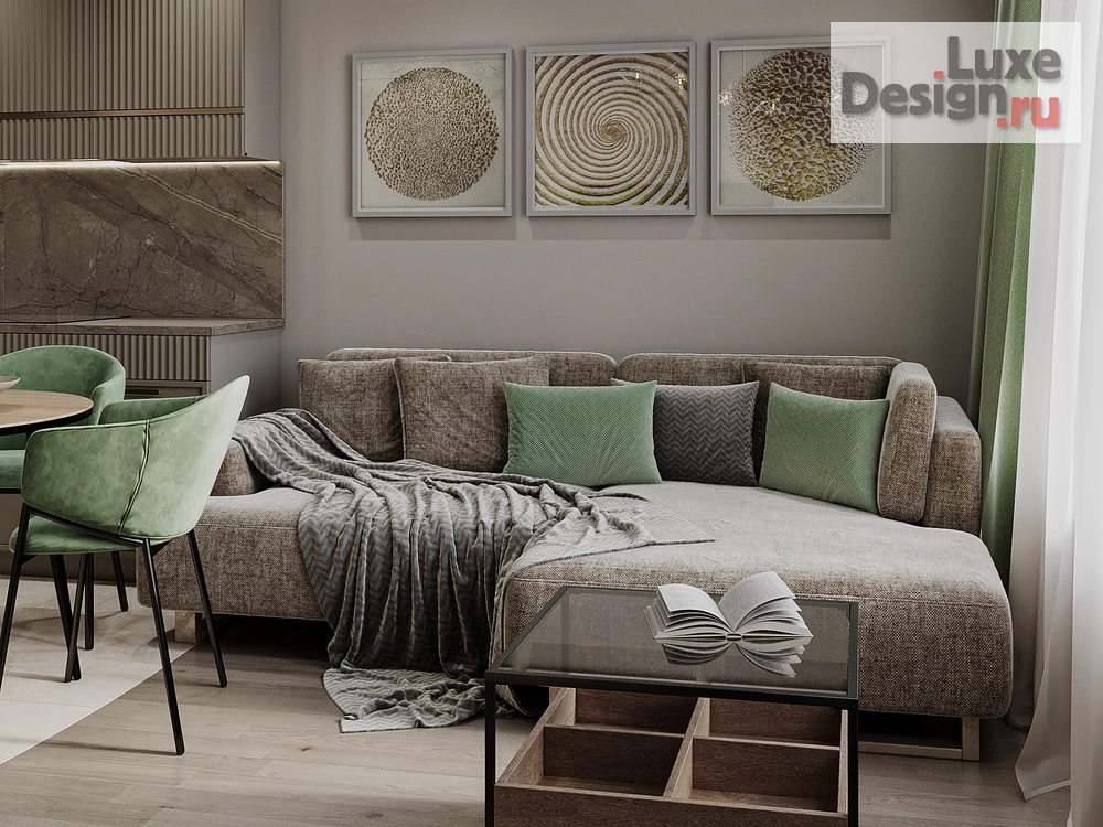 Дизайн интерьера двухкомнатной квартиры "Квартира в ЖК Символ" (фото 22)