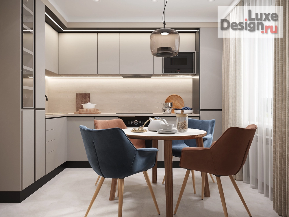 Дизайн интерьера двухкомнатной квартиры "Квартира в Солнцево" (фото 12)