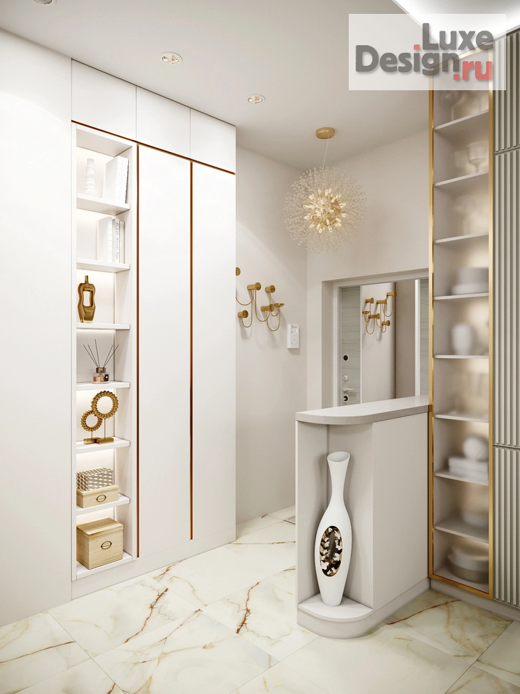 Дизайн интерьера двухкомнатной квартиры "Квартира на Тверской" (фото 7)