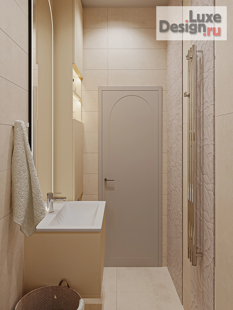 Дизайн интерьера двухкомнатной квартиры "Квартира в ЖК Символ" (фото 31)