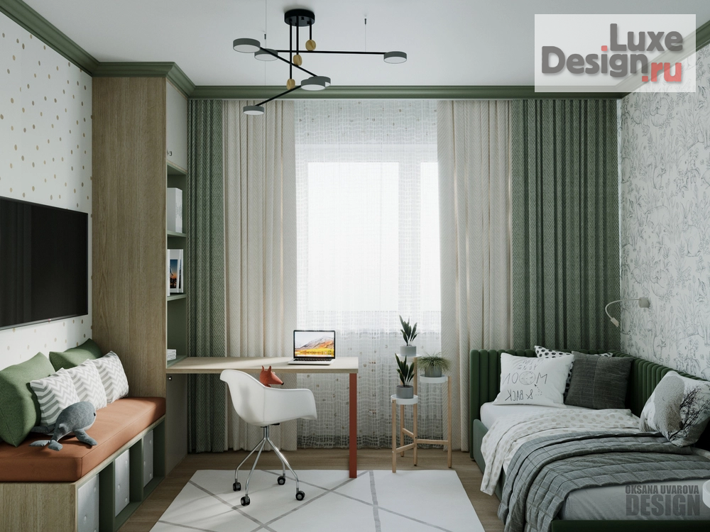 Дизайн интерьера трехкомнатной квартиры "Проект в ЖК "Ты и Я" г. Москва" (фото 10)