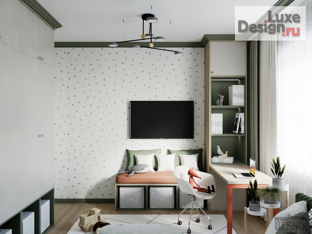 Дизайн интерьера трехкомнатной квартиры "Проект в ЖК "Ты и Я" г. Москва" (фото 11)