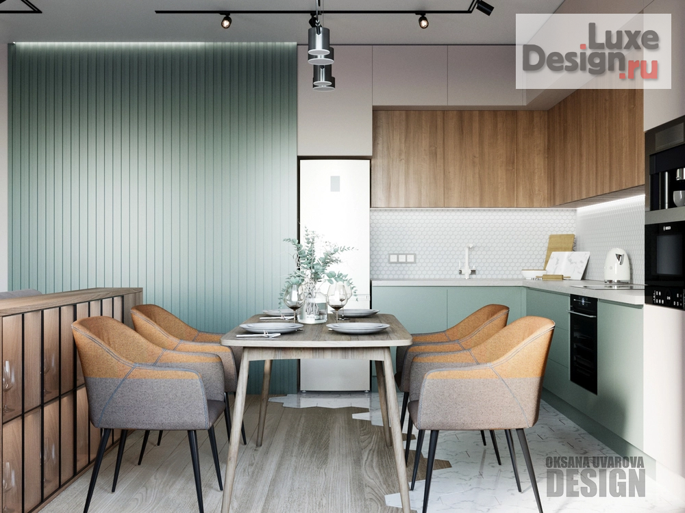 Дизайн интерьера трехкомнатной квартиры "Проект в ЖК "Ты и Я" г. Москва" (фото 5)