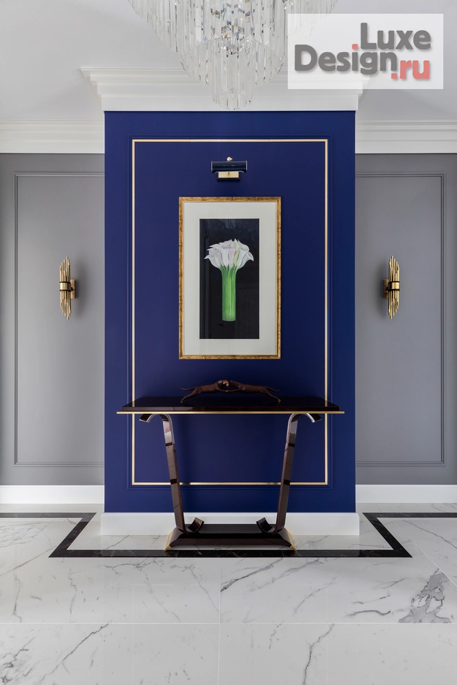 Дизайн интерьера четырехкомнатной квартиры "Квартира в ЖК Крестовский Де Люкс, 170 м2" (фото 2)