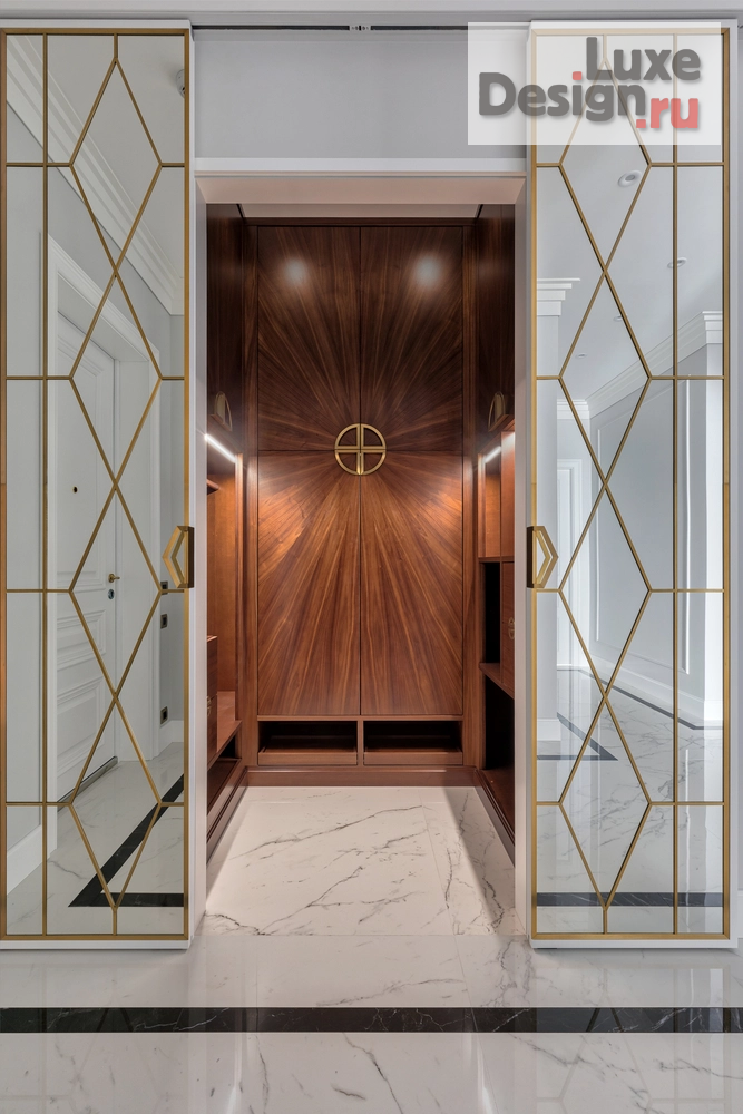 Дизайн интерьера четырехкомнатной квартиры "Квартира в ЖК Крестовский Де Люкс, 170 м2" (фото 4)