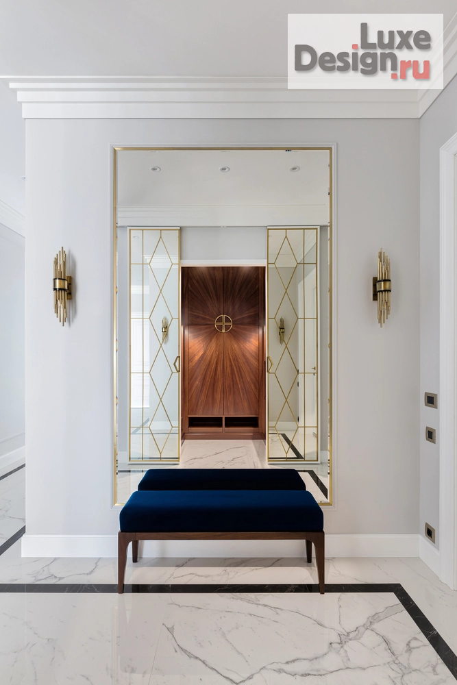 Дизайн интерьера четырехкомнатной квартиры "Квартира в ЖК Крестовский Де Люкс, 170 м2" (фото 5)