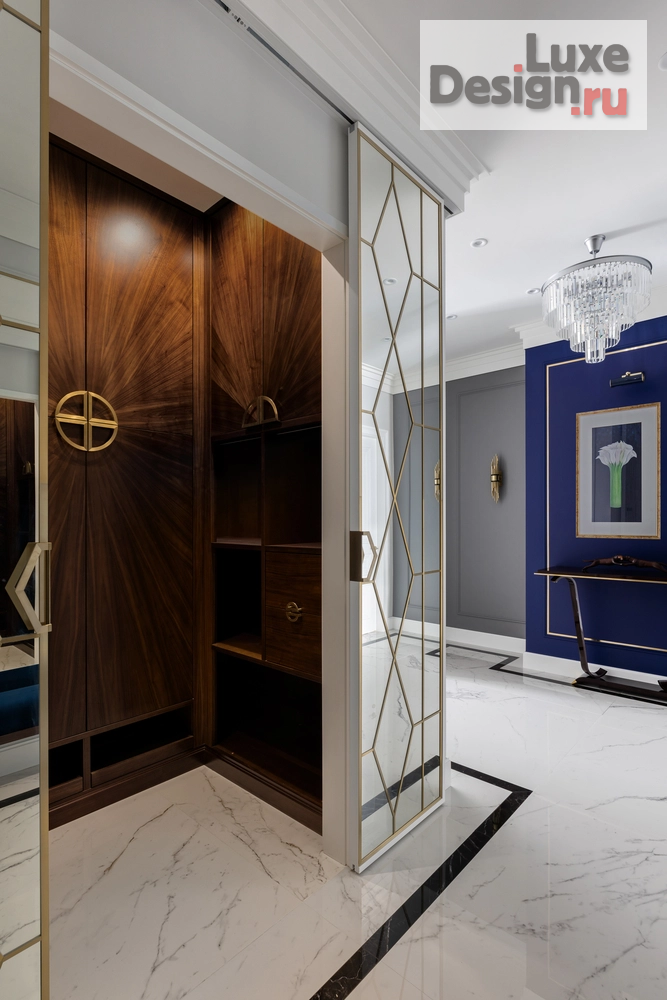 Дизайн интерьера четырехкомнатной квартиры "Квартира в ЖК Крестовский Де Люкс, 170 м2" (фото 7)