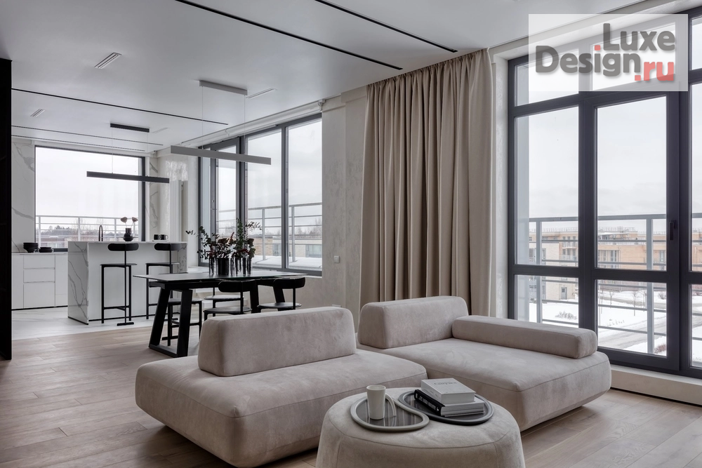 Дизайн интерьера апартаментов "Апартаменты в ЖК Лахта Парк, 130 м2" (фото 17)