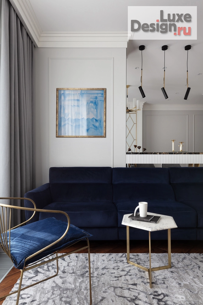 Дизайн интерьера четырехкомнатной квартиры "Квартира в ЖК Крестовский Де Люкс, 170 м2" (фото 22)