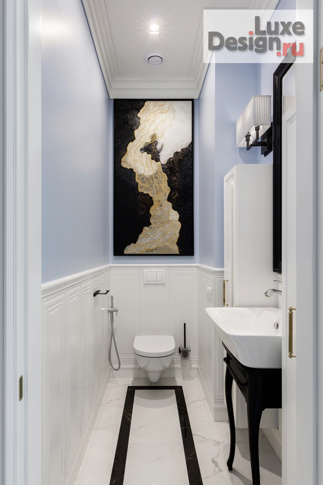 Дизайн интерьера четырехкомнатной квартиры "Квартира в ЖК Крестовский Де Люкс, 170 м2" (фото 25)