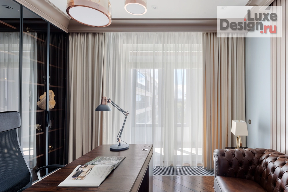 Дизайн интерьера четырехкомнатной квартиры "Квартира в ЖК Крестовский Де Люкс, 170 м2" (фото 28)