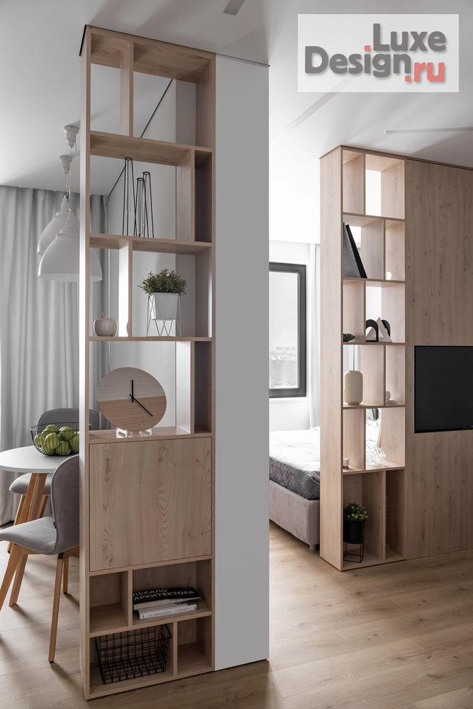 Дизайн интерьера квартиры студии "Студия в ЖК Арт Квартал, 40м2" (фото 2)