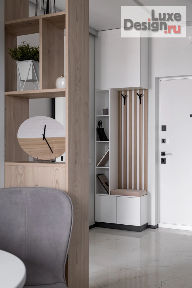 Дизайн интерьера квартиры студии "Студия в ЖК Арт Квартал, 40м2" (фото 3)