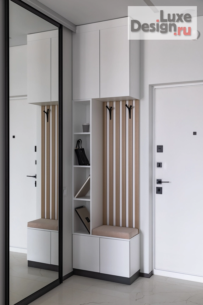 Дизайн интерьера квартиры студии "Студия в ЖК Арт Квартал, 40м2" (фото 4)