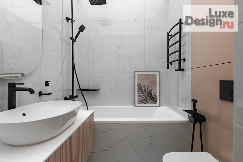 Дизайн интерьера квартиры студии "Студия в ЖК Арт Квартал, 40м2" (фото 25)