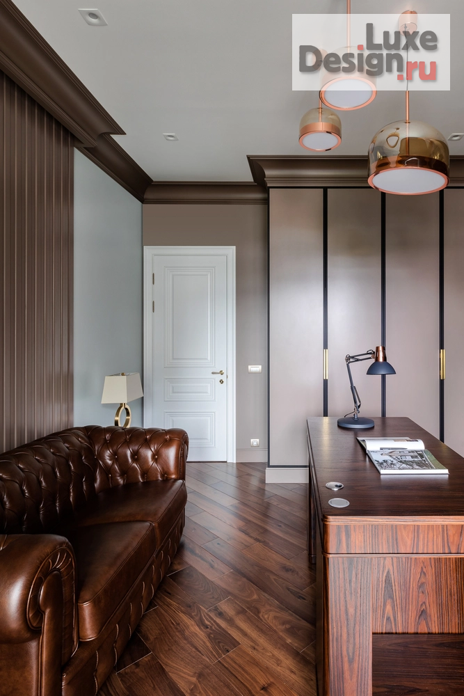 Дизайн интерьера четырехкомнатной квартиры "Квартира в ЖК Крестовский Де Люкс, 170 м2" (фото 33)