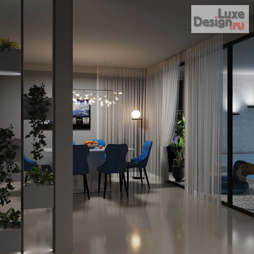 Дизайн интерьера частного дома "Пристройка с бассейном к существующему фахверковому дому" (фото 5) от дизайнера Моисеевы Евгений и Лариса Дизайн интерьера частного дома "Пристройка с бассейном к существующему фахверковому дому" (фото 5)