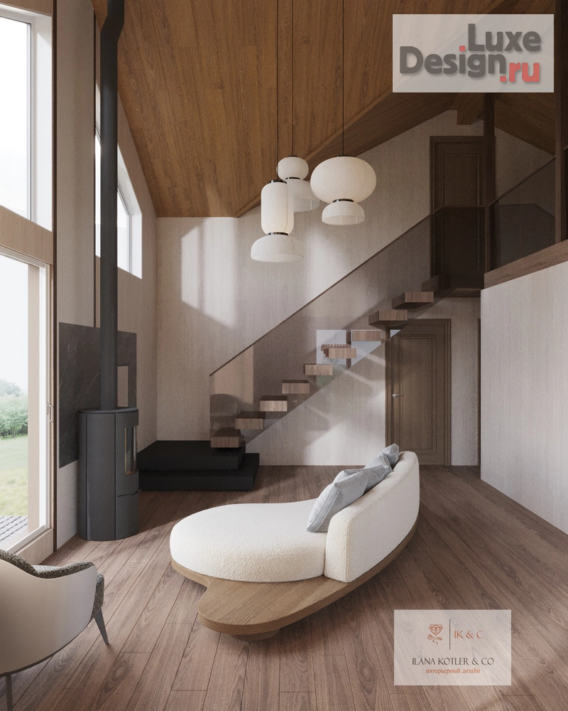 Дизайн интерьера загородного дома "загородный дом Москва" (фото 1)