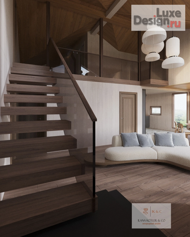 Дизайн интерьера загородного дома "загородный дом Москва" (фото 4)